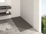 Receveur de douche, sur mesure : Largeur 120 à 200 cm x l. 70 à 100 cm. Bac à douche en résine Akrytan® anti glissant, finition ardoise, 10 couleurs, Livraison offerte et rapide